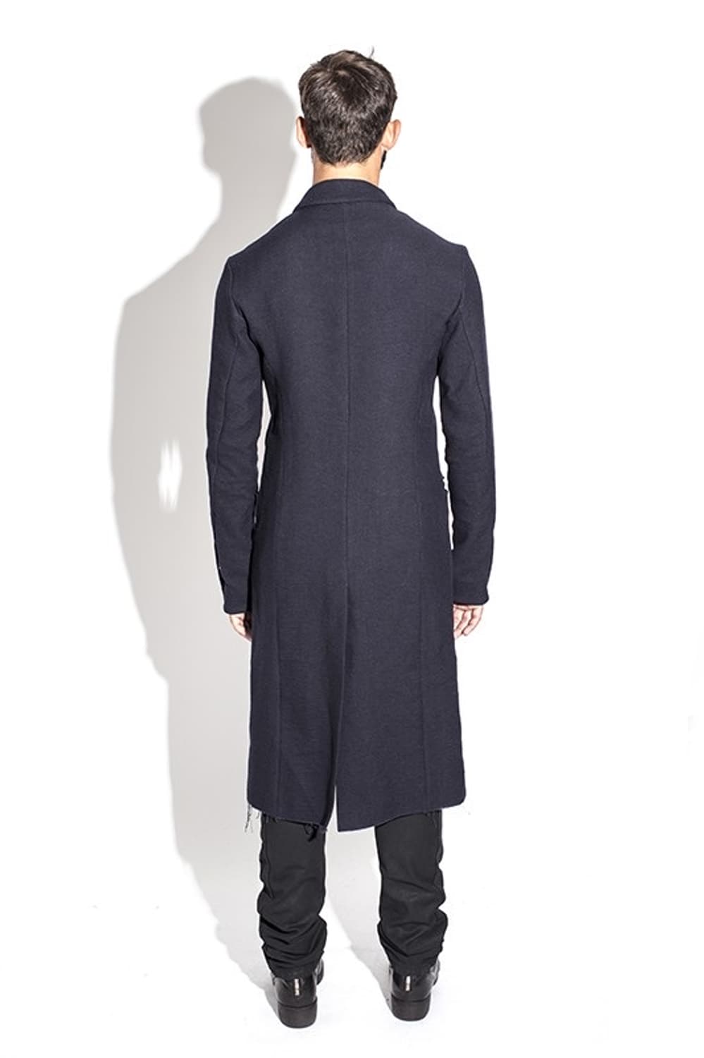 M.A+ 4 BOTTON BLACK STILL UNLINED COAT 상품이미지2