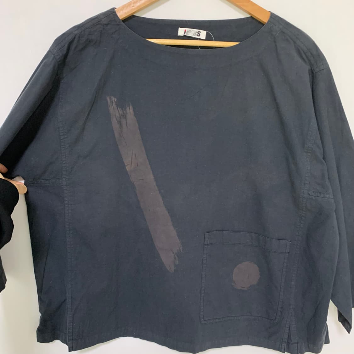 이세이미야케 빈티지 워시드 차콜 빈티지 7부 롱슬리브 긴팔 티셔츠 상품이미지4