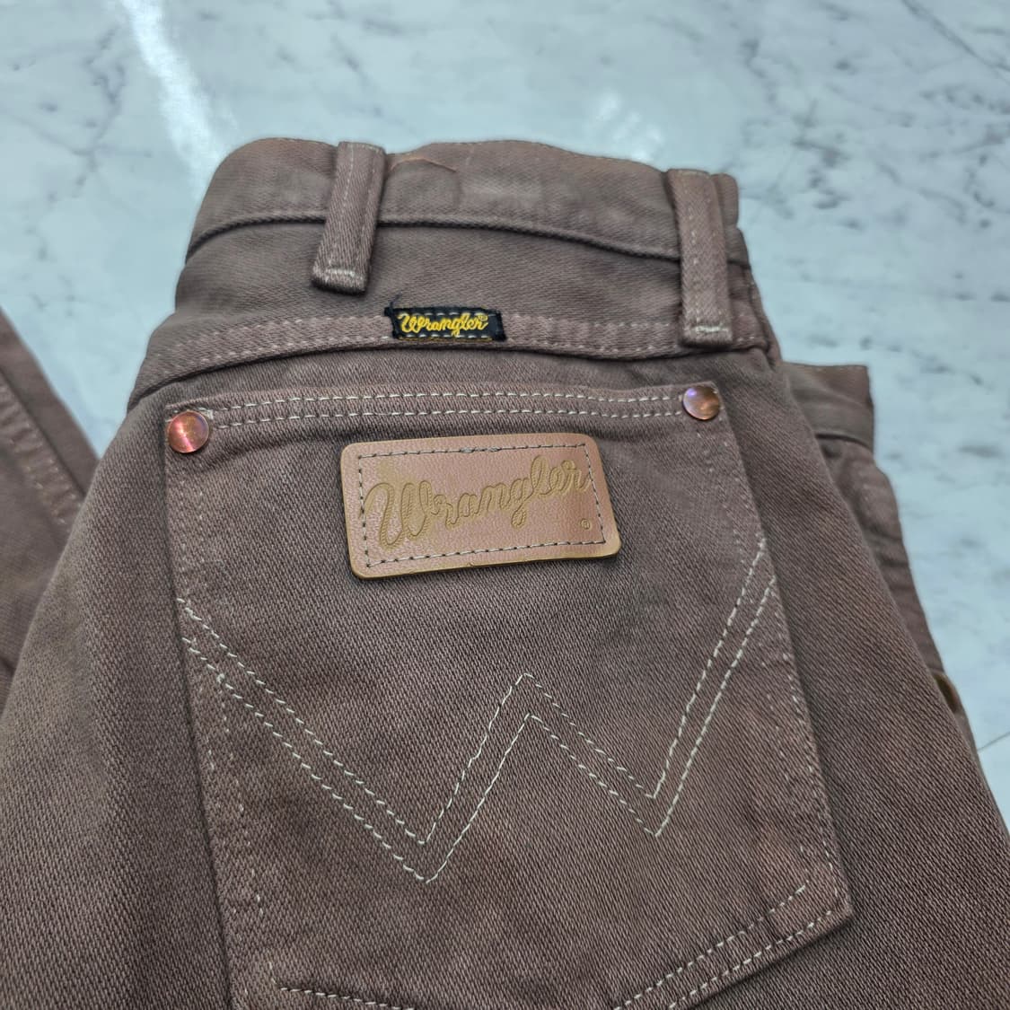 WRANGLER 랭글러 USA 80s 바지 웨스턴 브라운 팬츠 32 상품이미지9