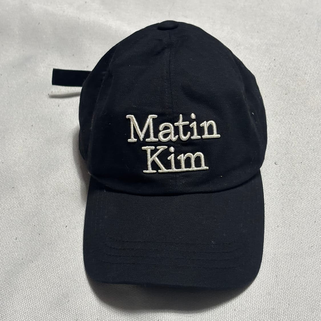 OS 마뗑킴 블랙 볼캡  상품이미지2