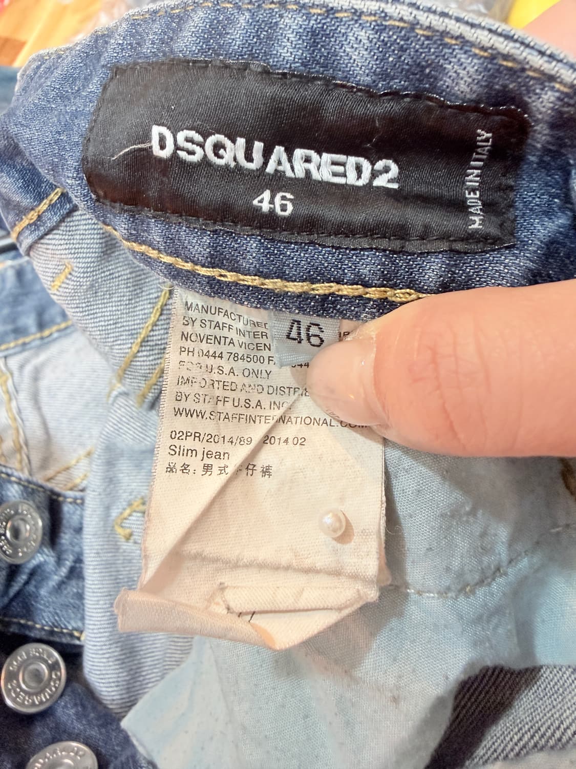 DSQUARED2 디스퀘어드2 디스트로이드 슬림 데님 팬츠 46 상품이미지8