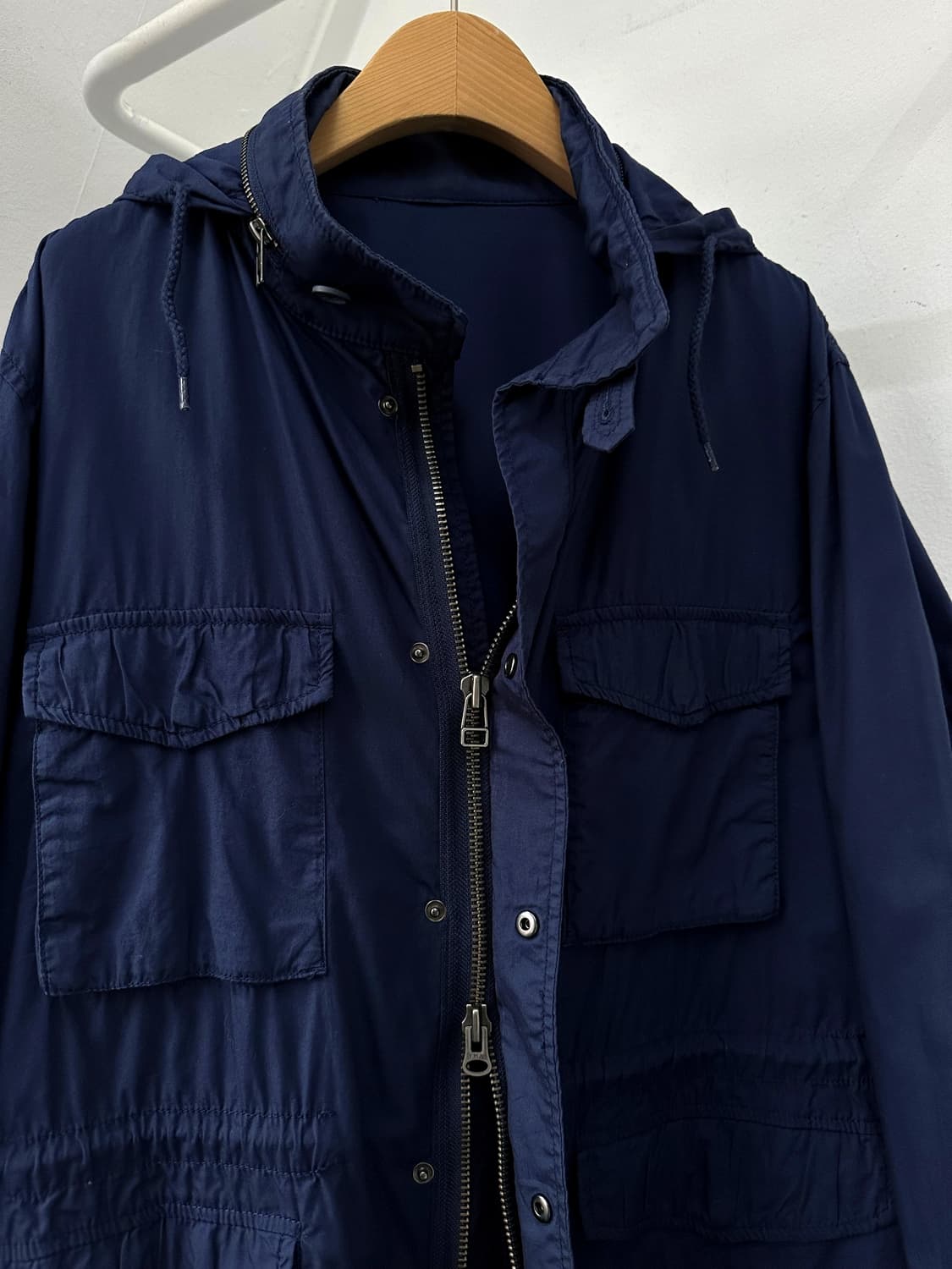 Hooded 2way zip field jacket 상품이미지3