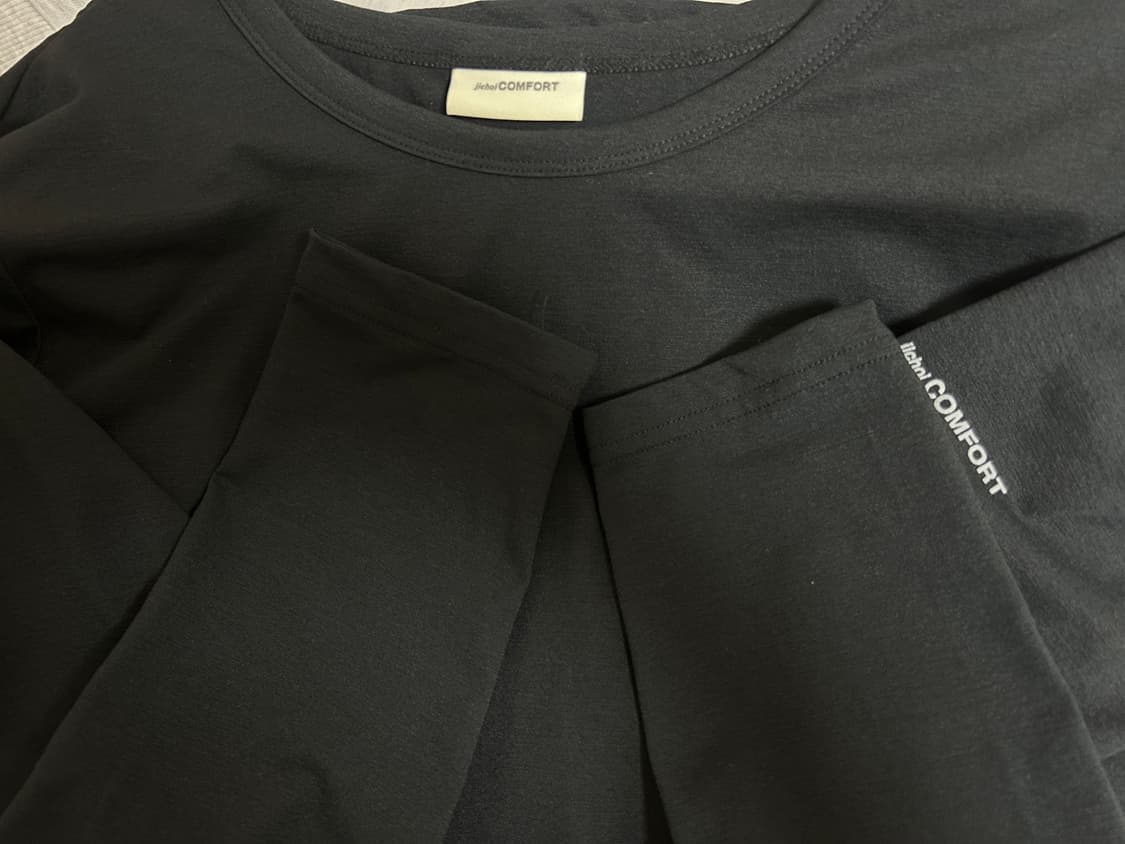 지초이 롱슬리브 블랙3사이즈 상품이미지2