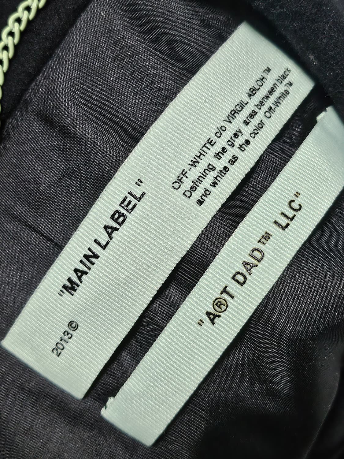 오프화이트 17fw 버질 아블로 패치 울코트 XL 상품이미지6