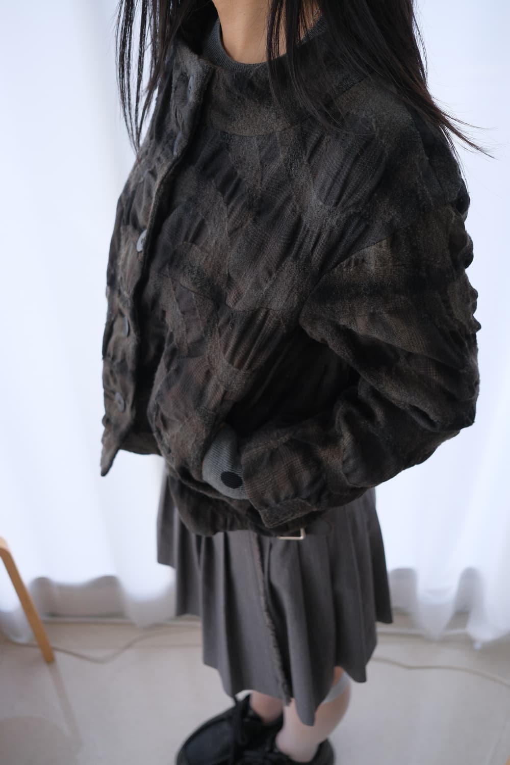Shrunken check jacket 상품이미지4