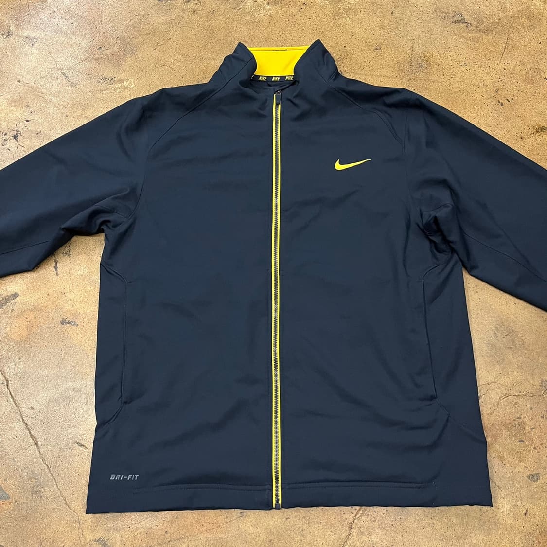[정품/XL] 나이키 블랙 옐로우 져지 트랙탑 자켓 b18 상품이미지3