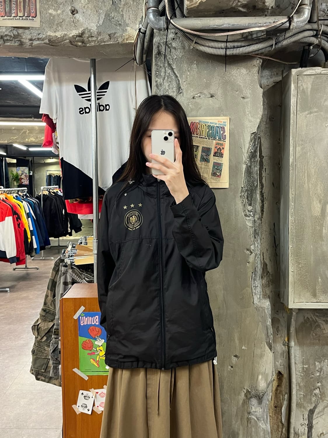 아디다스 독일 바람막이 블랙 90 #csz1087 상품이미지2