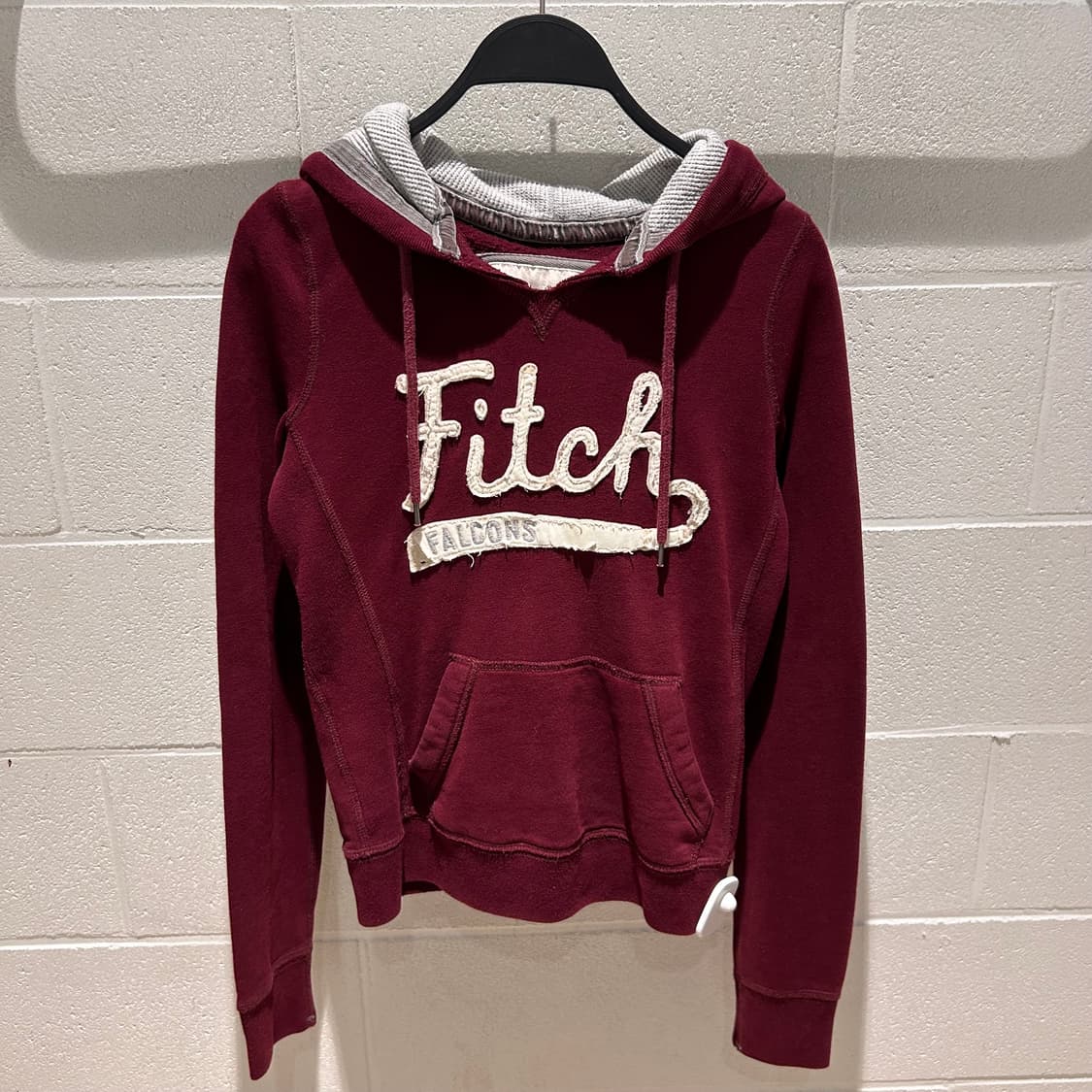 Abecrombie Red Big Logo Hoodie 상품이미지6