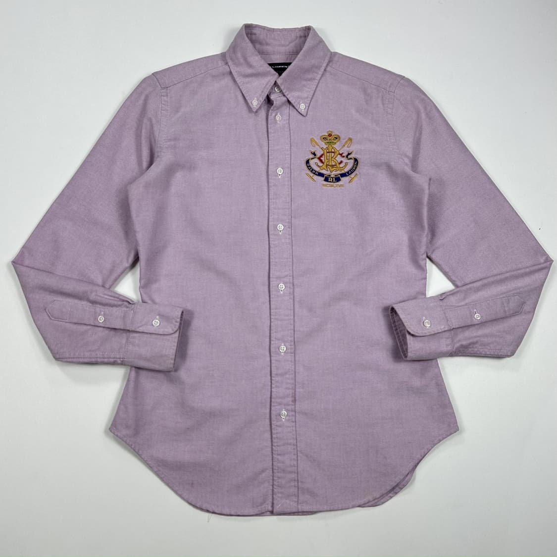 폴로 랄프로렌 RL 자수 로고 핑크 셔츠 (S 여성추천) 상품이미지2