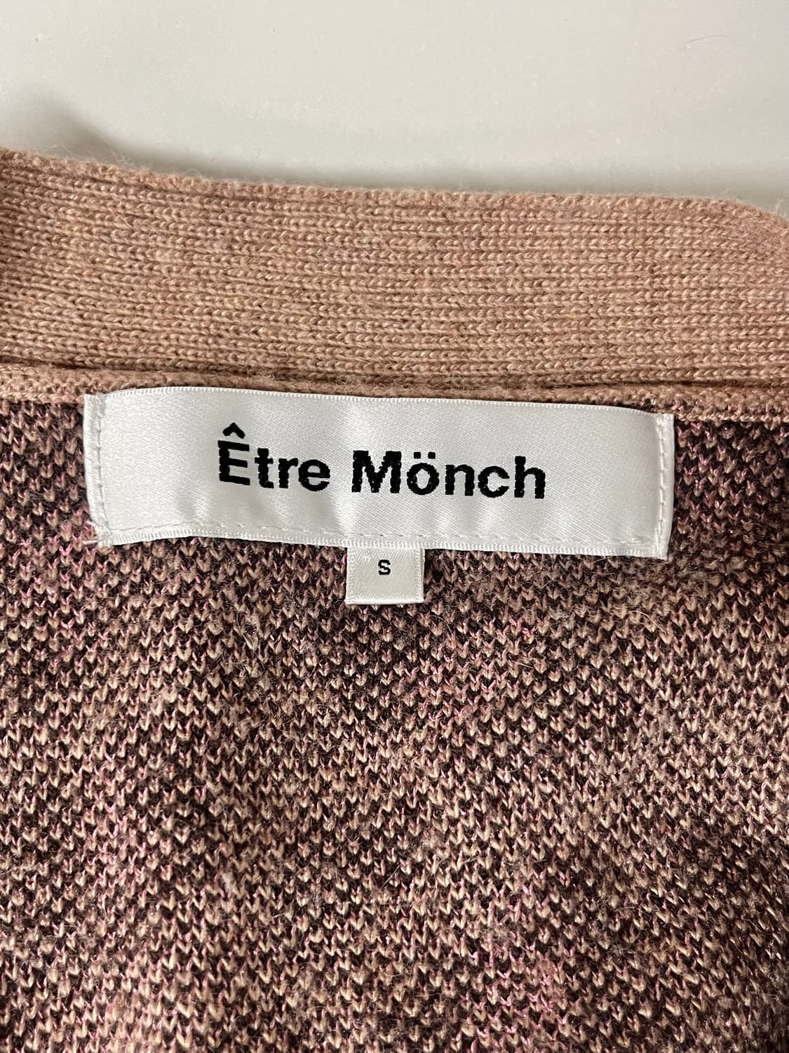 S) 에뜨르몽크 레오파드 가디건 니트스커트 셋업 상품이미지5