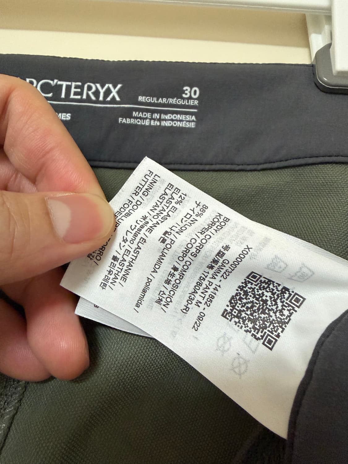 아크테릭스 감마 팬츠(30-R) FORAGE 상품이미지4