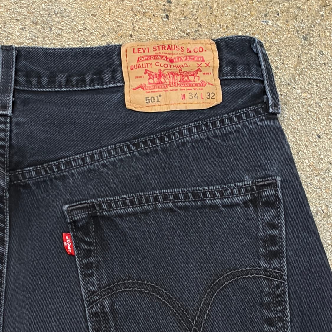 00s 미국 빈티지 리바이스 501 블랙진 청바지 상품이미지6
