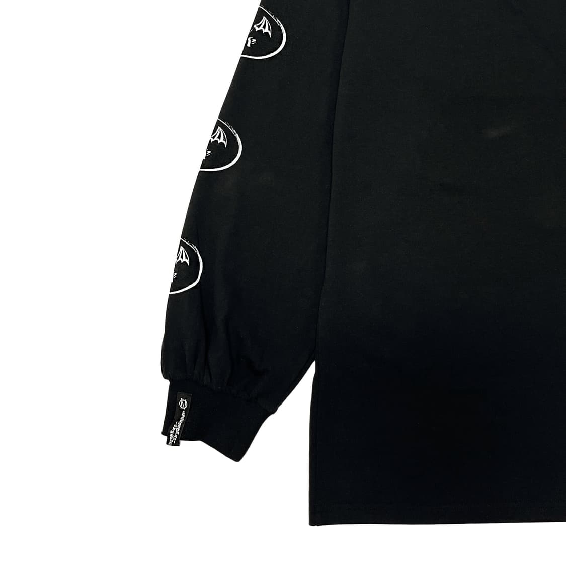 99퍼센트이즈 99%IS 바조우 REST IN PUNK 롱 슬리브 블랙 상품이미지6