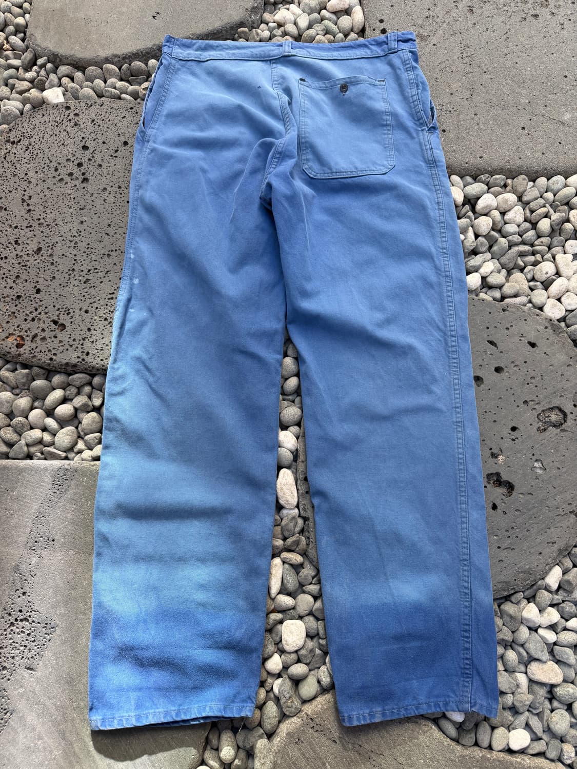 HARD FADED WASHED BLUE 빈티지 프렌치워크팬츠 상품이미지2