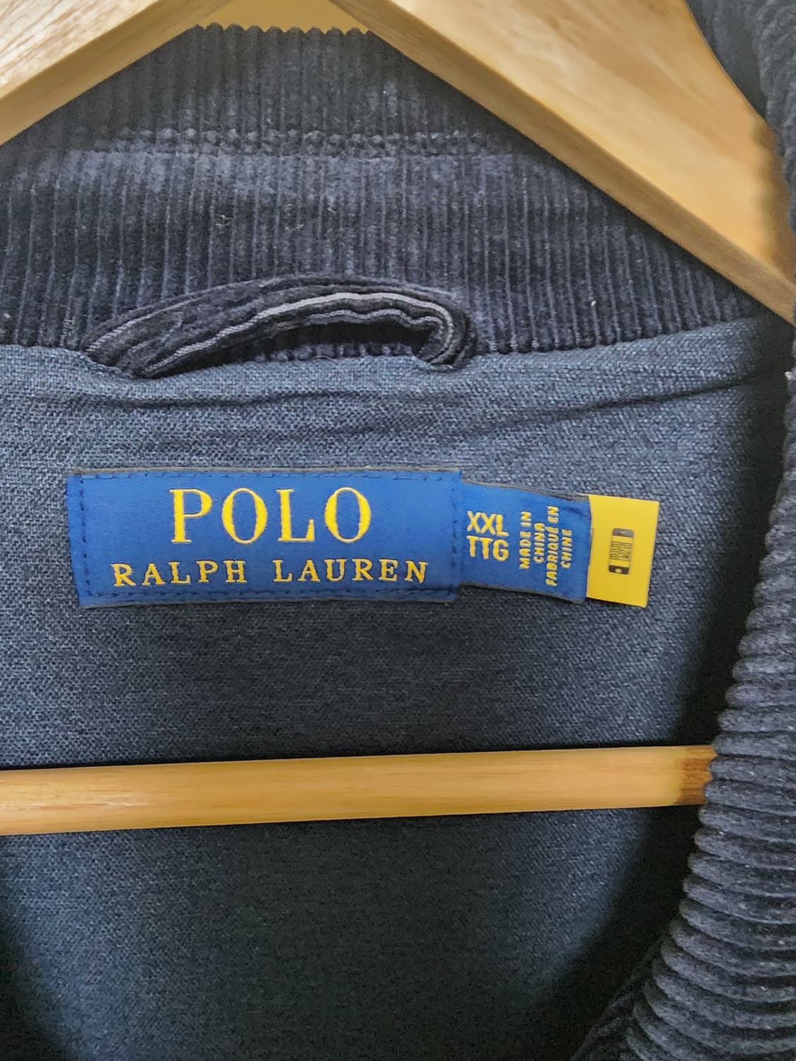 폴로 랄프 로렌 코듀로이 코치 자켓 네이비 XXL 상품이미지4