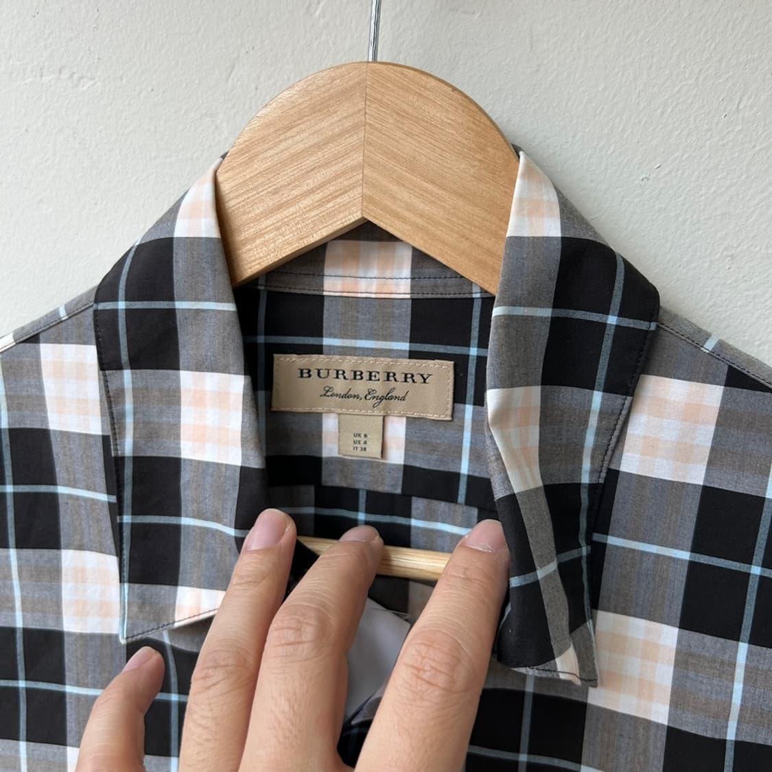 14759 - 버버리 체크 셔츠 상품이미지3