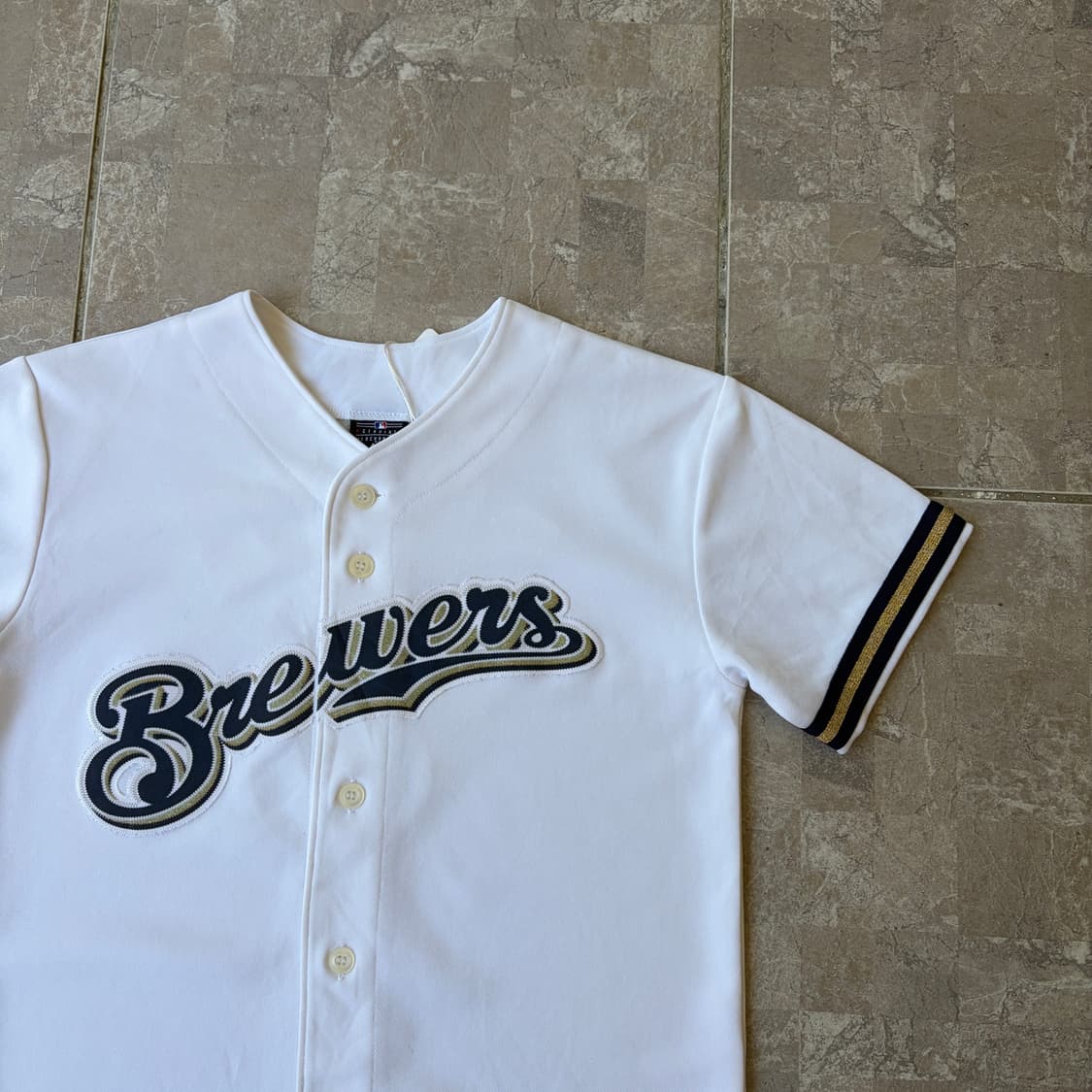 마제스틱 MLB 밀워키 브루어스 쿨 베이스 유니폼 L 상품이미지2