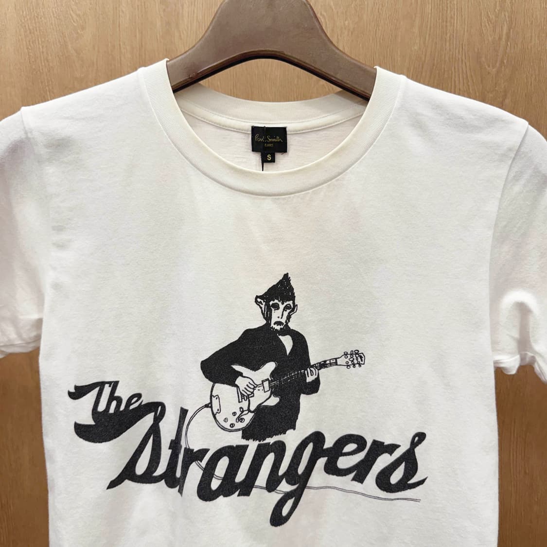 폴스미스 코튼 반팔 티셔츠 더 스트레인저스 프린팅 디테일 화이트 상품이미지4