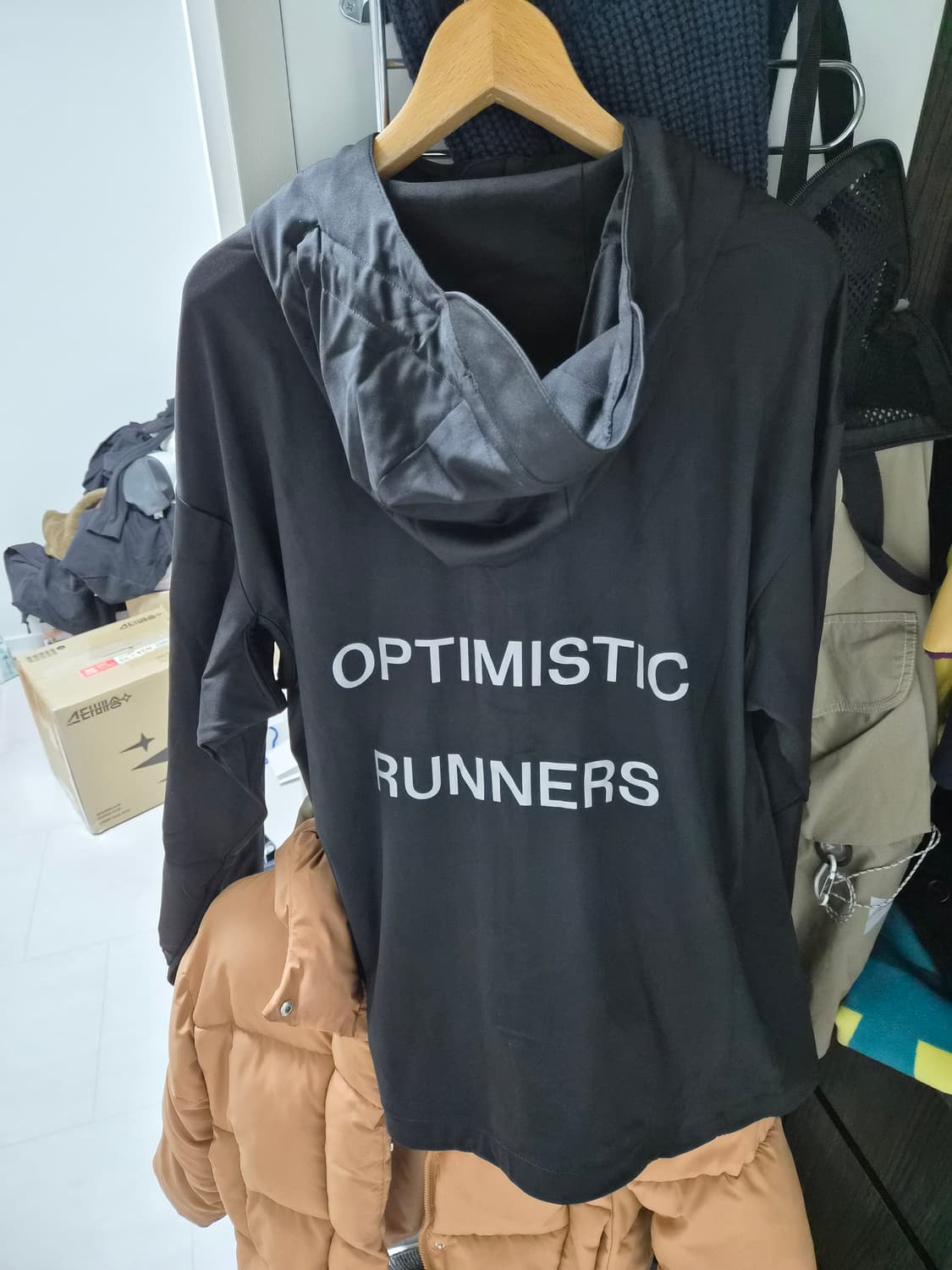 옵티미스틱 러너스 후드 자켓 새상품 상품이미지3
