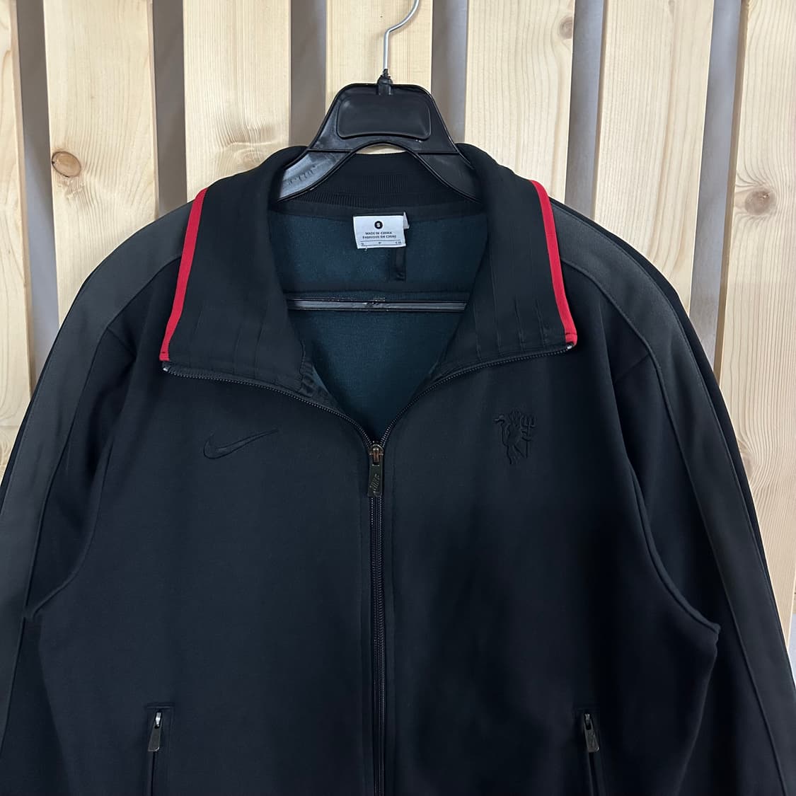 (S) 나이키 맨체스터 유나이티드 블랙 져지 트랙탑 상품이미지3