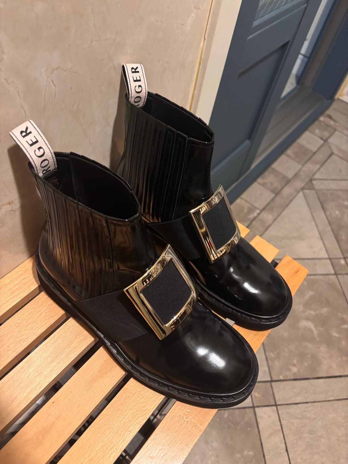 로저 비비에 비브 레인저스 페이턴트 레더 첼시 부츠  상품이미지1