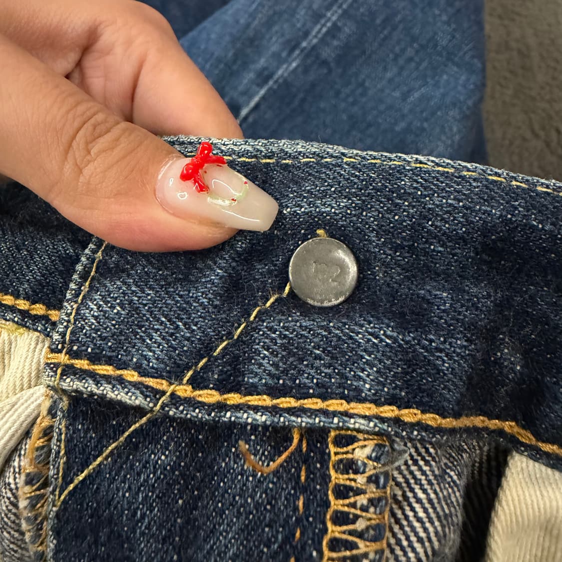 [정품/32X36] 리바이스 빅E 502 셀비지 일본판 복각 데님 팬츠 상품이미지6