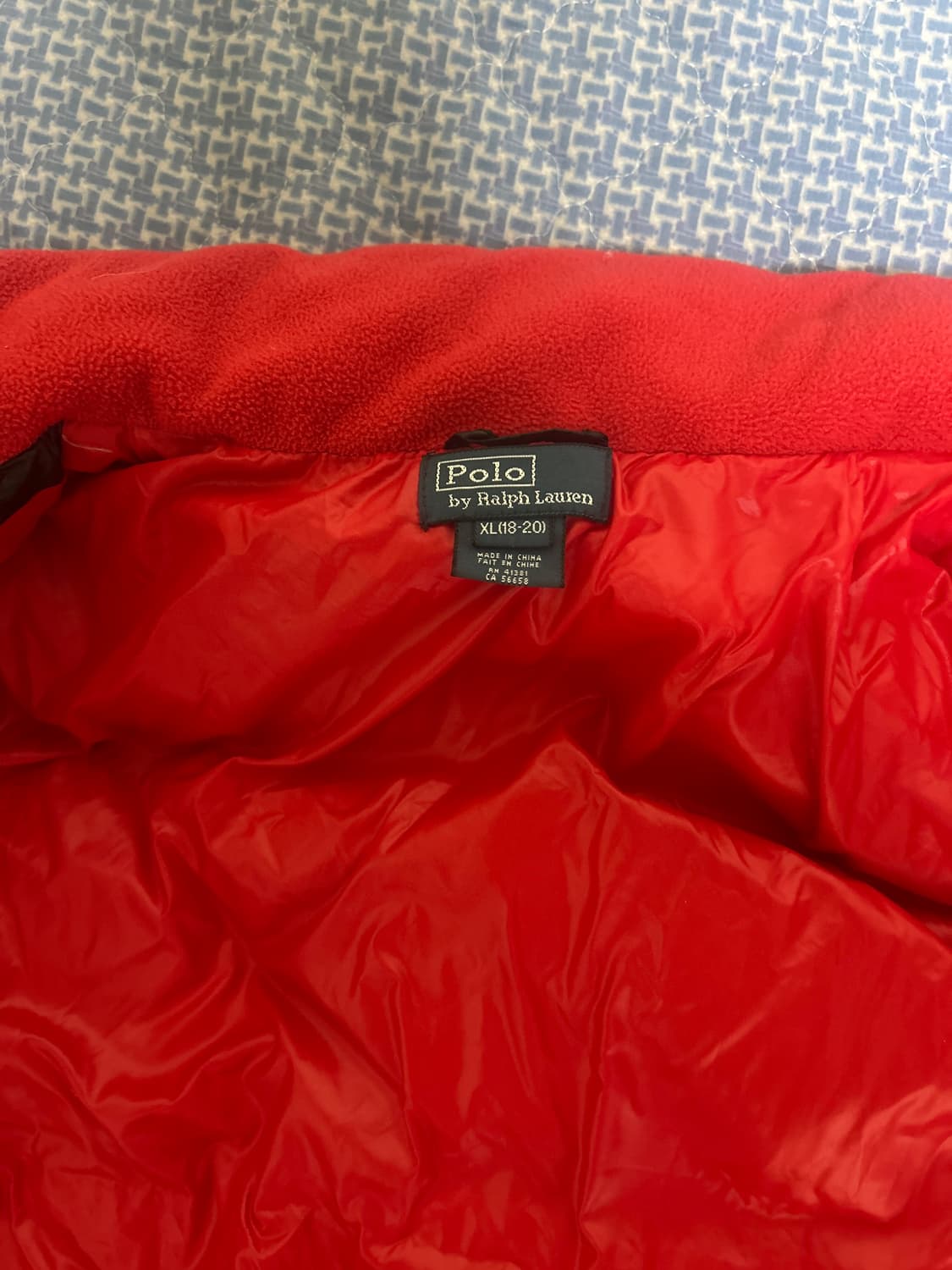 폴로 빅포니 레드 패딩 상품이미지4