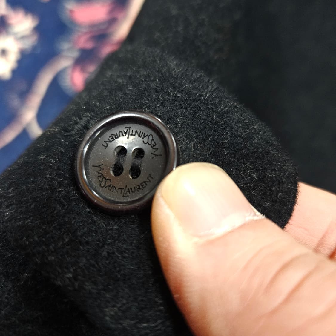 입생로랑(Y.S.L) 울 캐시미어 혼방 발마칸 코튼(내피 탈부착O) 상품이미지4