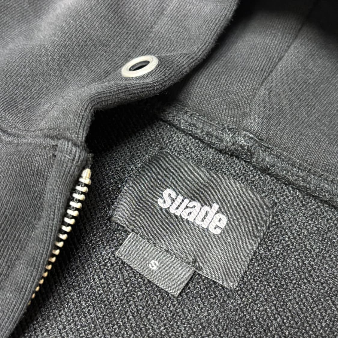 SUADE 워시드 후드집업 상품이미지4