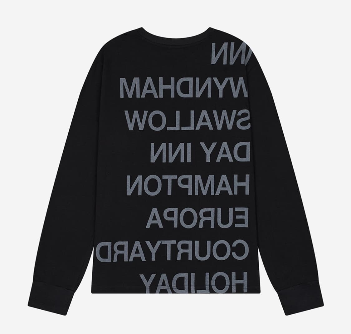 Safarispot Highway Inn LS T-Shirt Black  상품이미지2