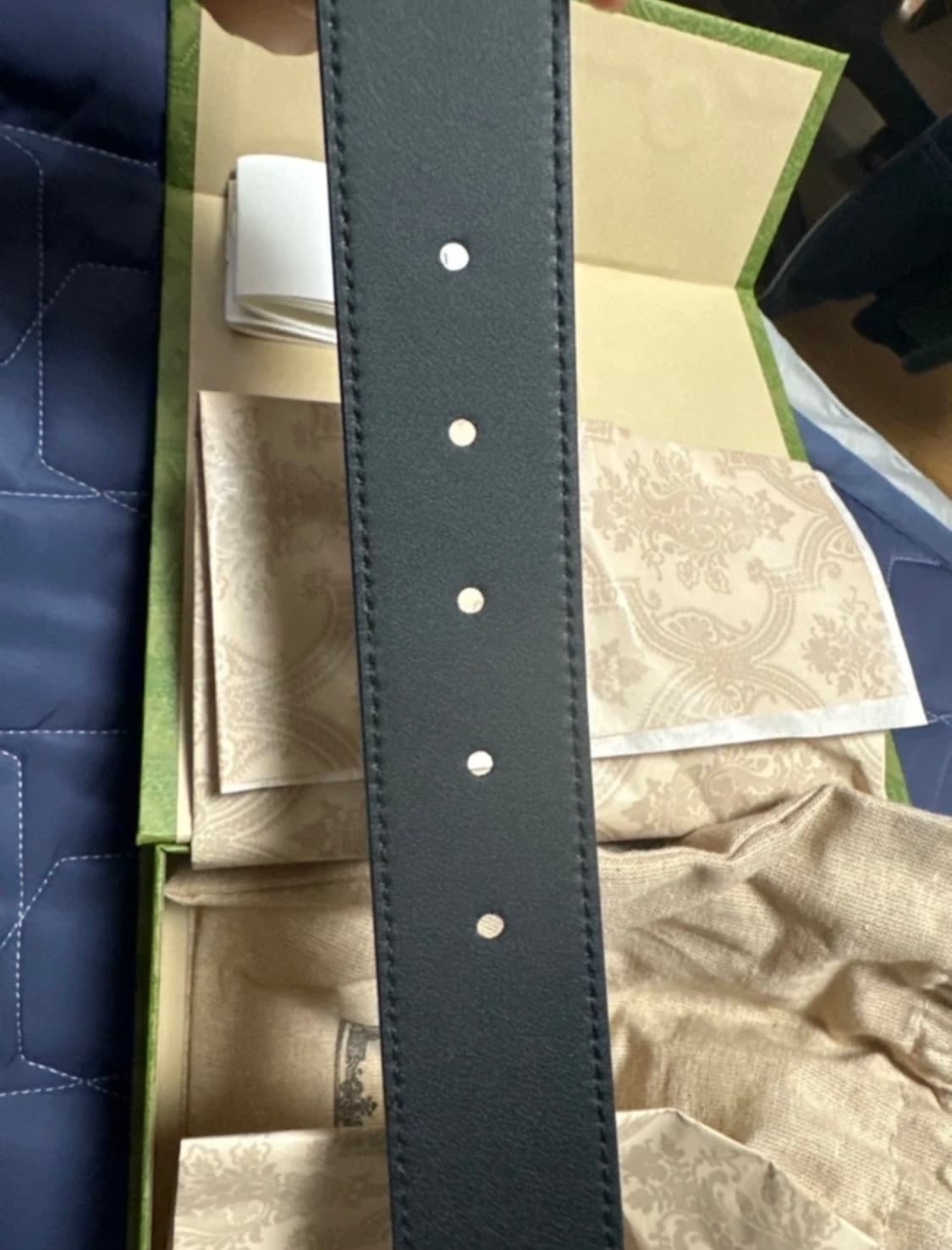 구찌 스퀘어 버클 벨트 673921 AP00G 1000 새상품 상품이미지4