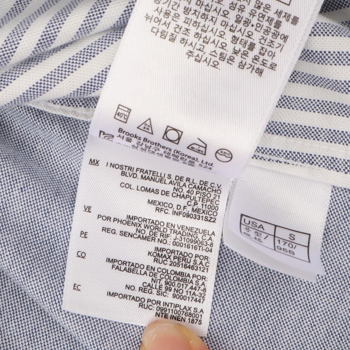브룩스브라더스 옥스포드 스트레치 리젠트핏 셔츠 상품이미지10