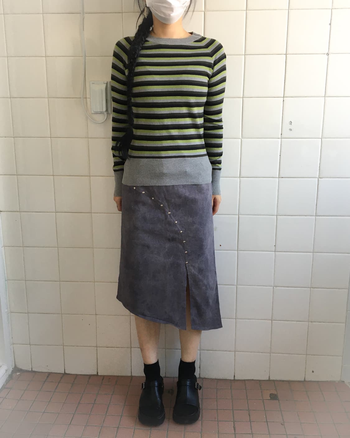 Stripe pattern knit 상품이미지5