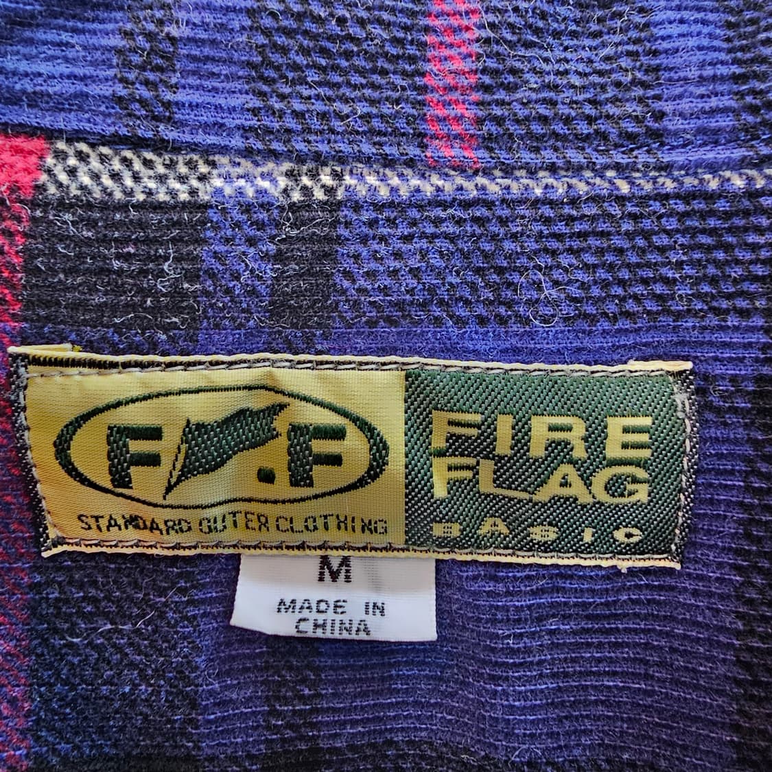 FIRE FLAG  플란넬 잔골덴 체크셔츠 상품이미지8