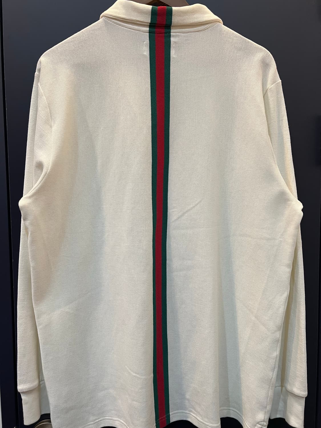 팔라스 17FW 버티컬 위브 폴로 집업 상품이미지2