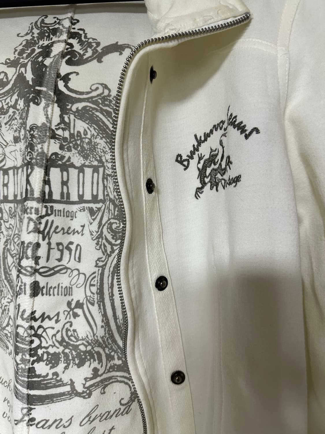 버커루 아이보리 자켓 상품이미지2