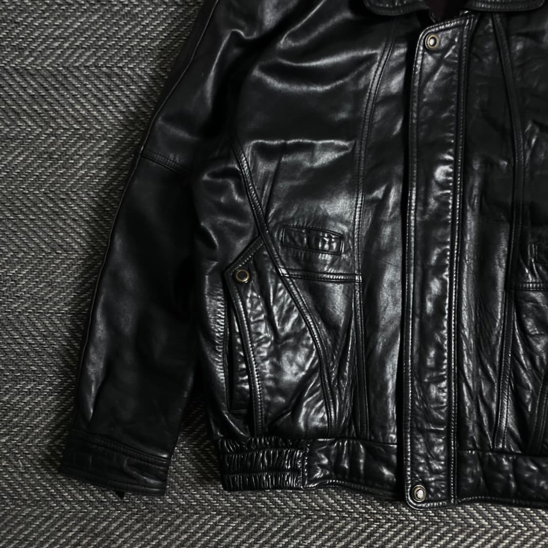 TACOMA 아카이브 빈티지 양가죽 봄버 자켓y 2958 상품이미지3