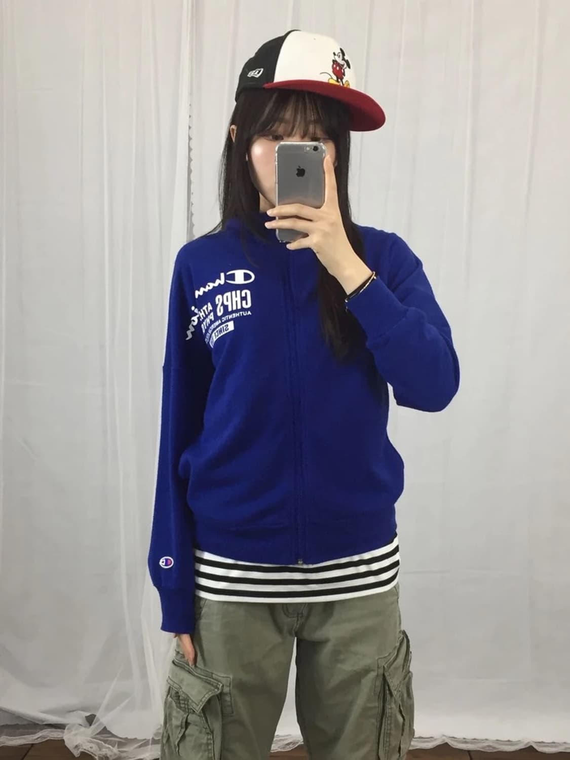 Champion Big Logo Zip Sweatshirt 상품이미지3