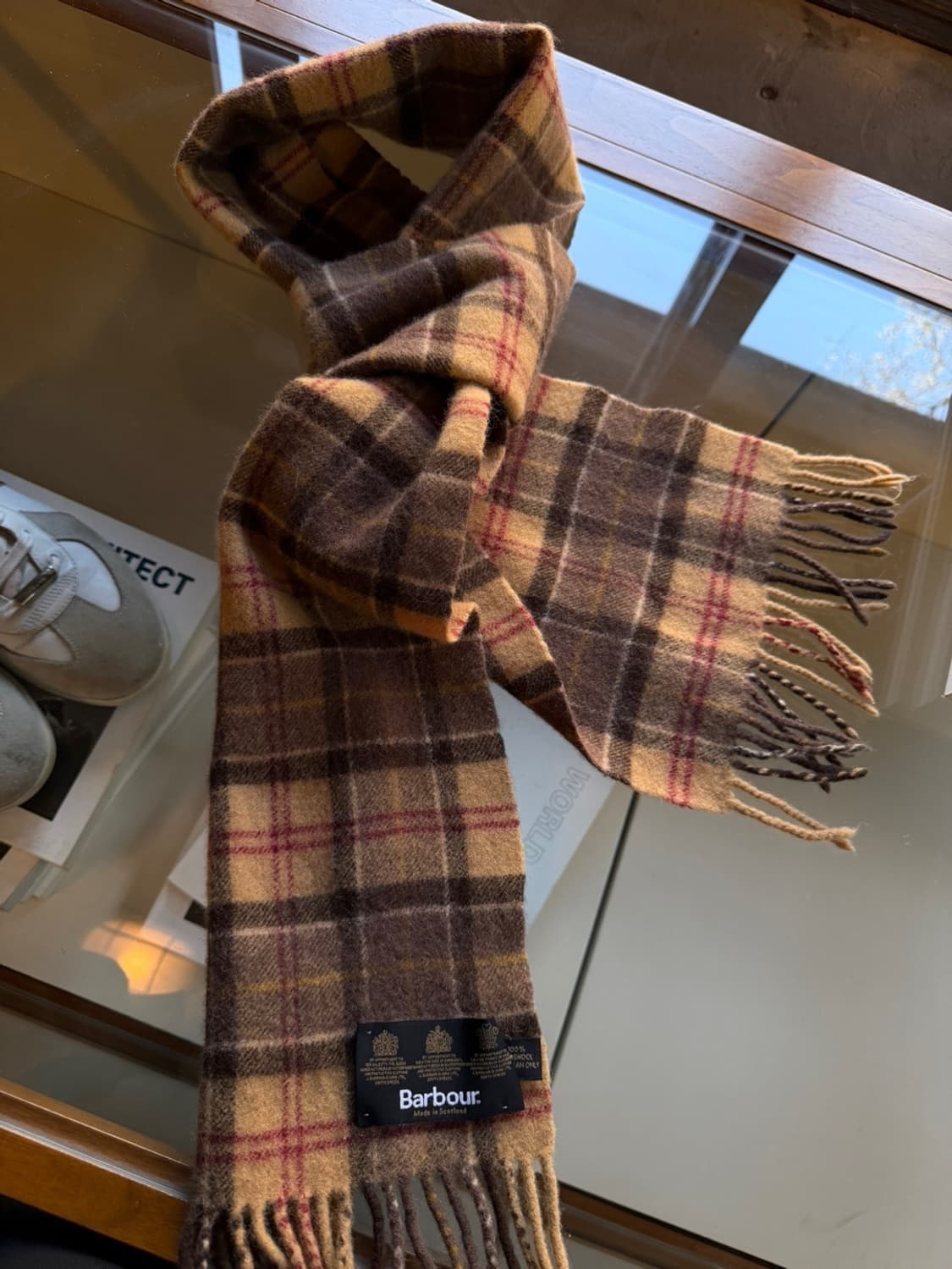 바버 램스울 머플러 상품이미지1