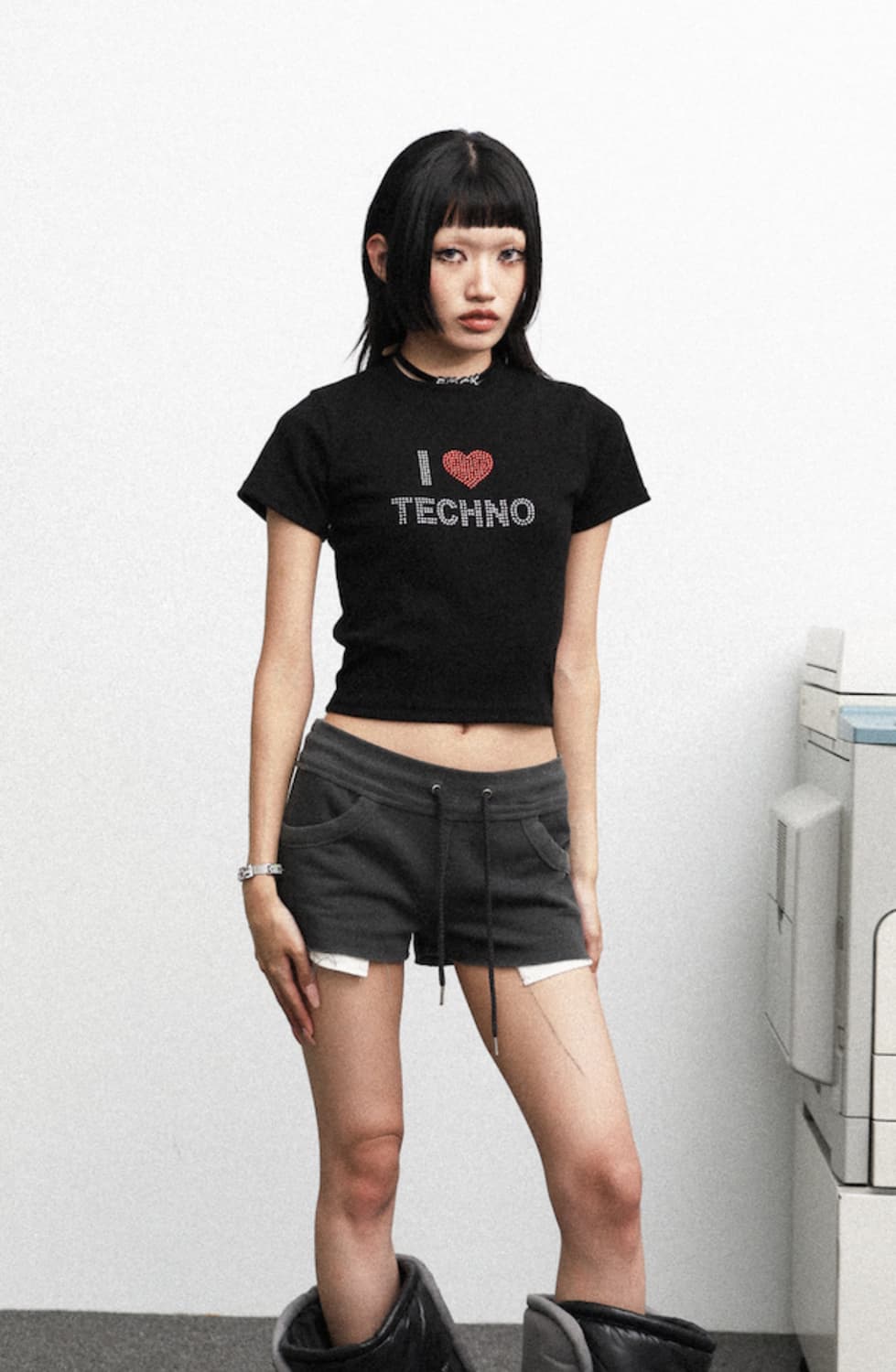 Kaiya I LOVE TECHNO 티셔츠 상품이미지2