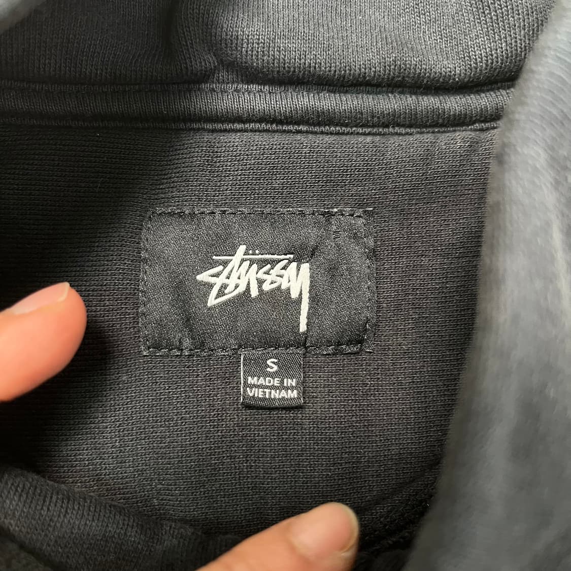 100 스투시 자수로고 반집업 맨투맨 상품이미지3