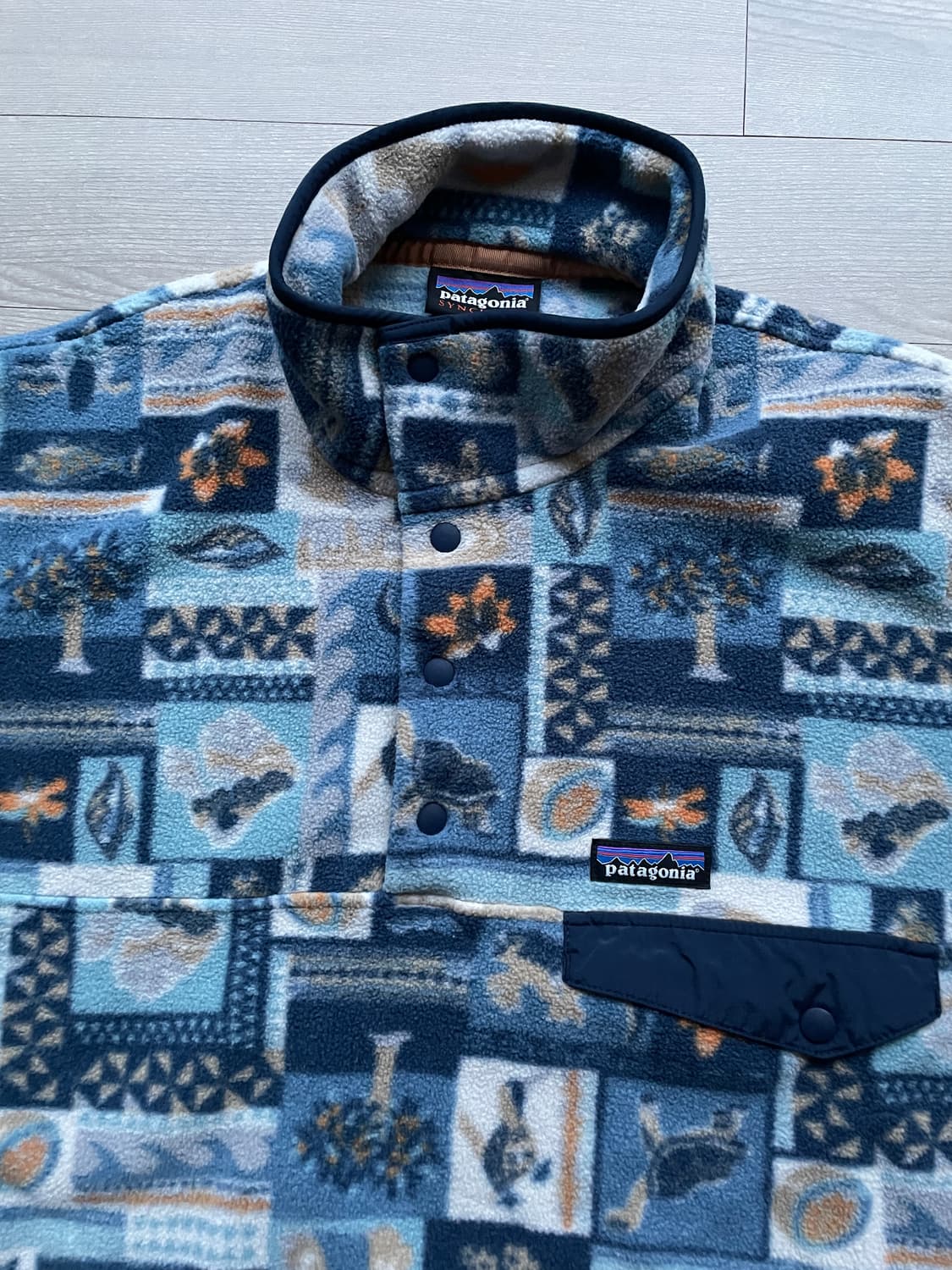 파타고니아 신칠라 갈라파고스 아즈텍 블루 상품이미지4