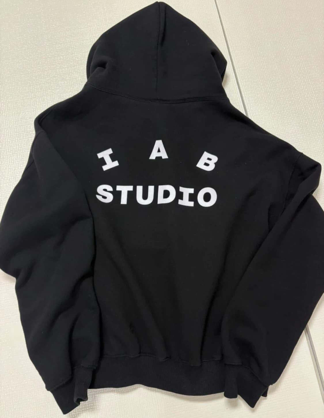 아이앱 스튜디오 블랙 M 후드티 상품이미지2