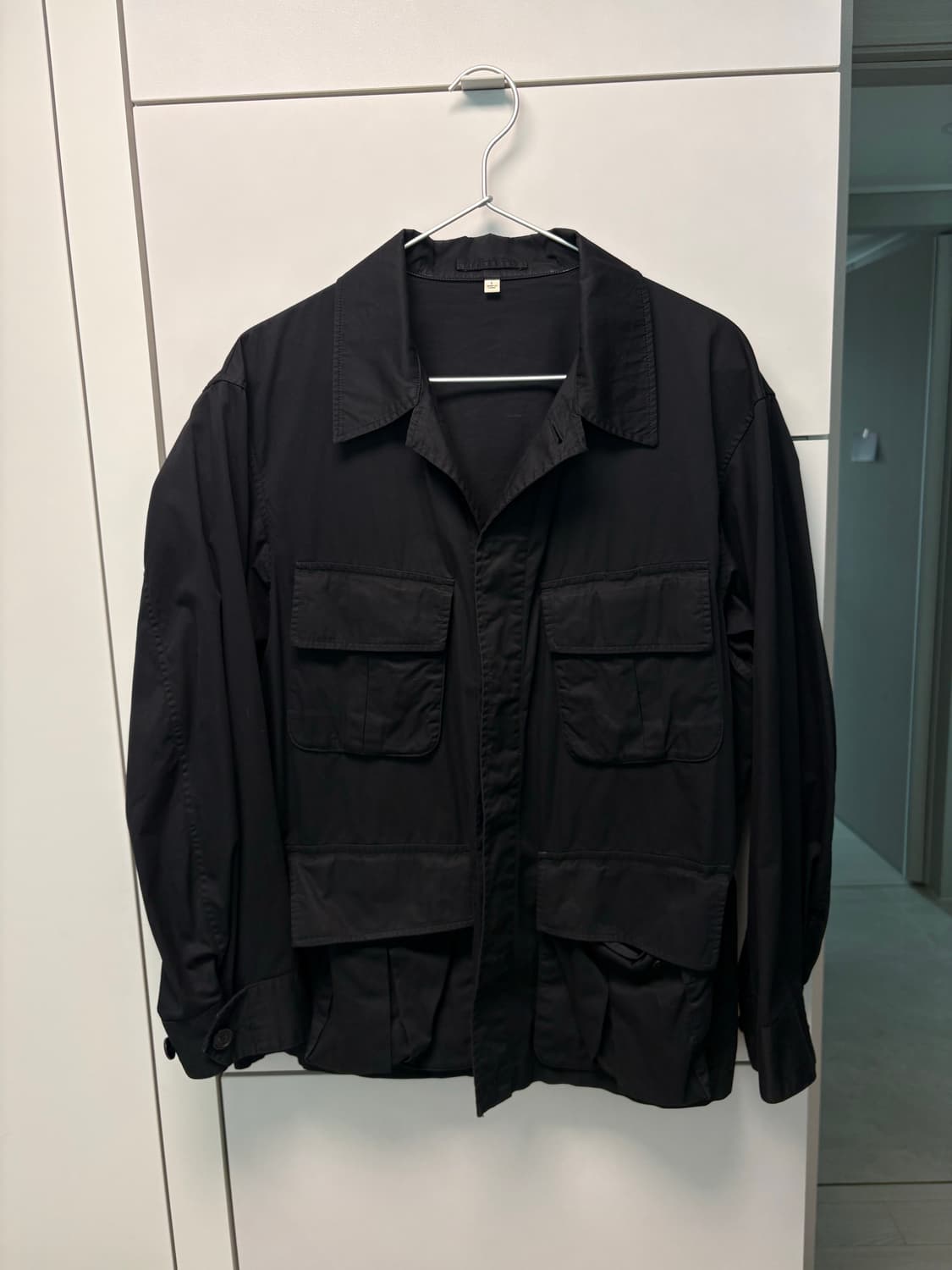 유니클로U BDU 밀리터리 자켓 블랙 L사이즈(103-105) 상품이미지1