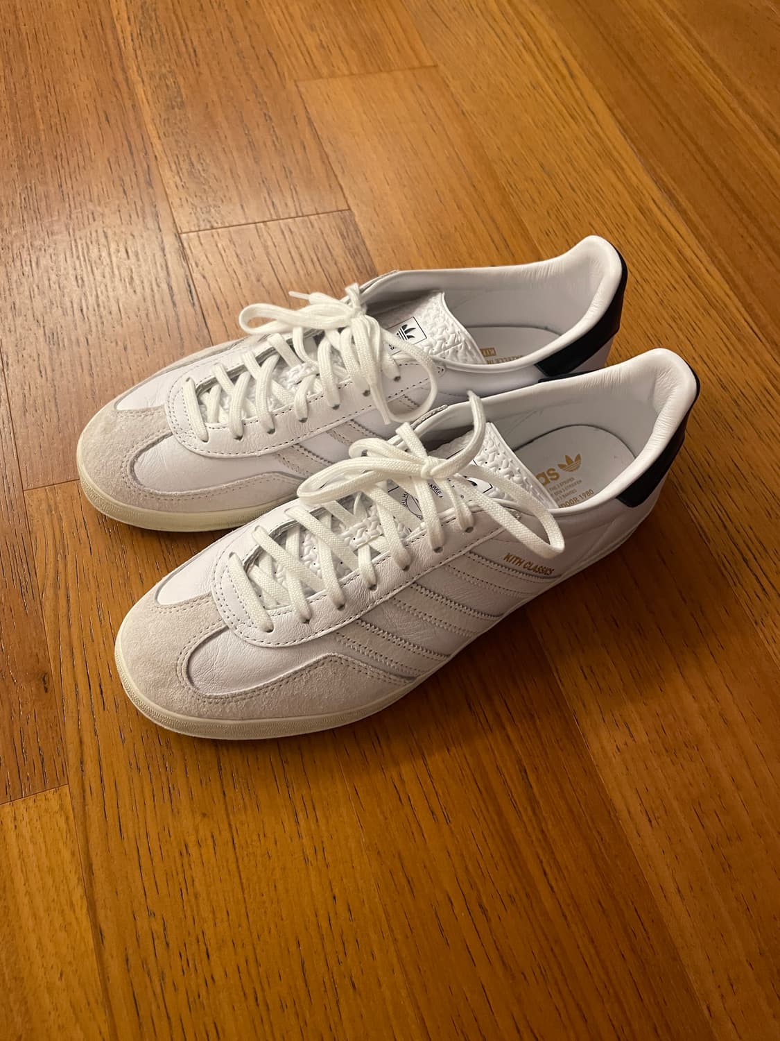 아디다스 x 키스 가젤 인도어 화이트 컬리지에이트 네이비 상품이미지2