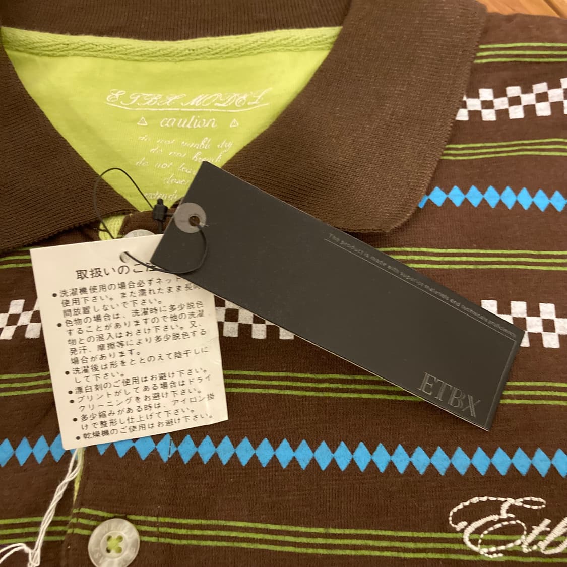 코티지코어 일본 빈티지 반팔 피케셔츠 카라 티셔츠 상품이미지6