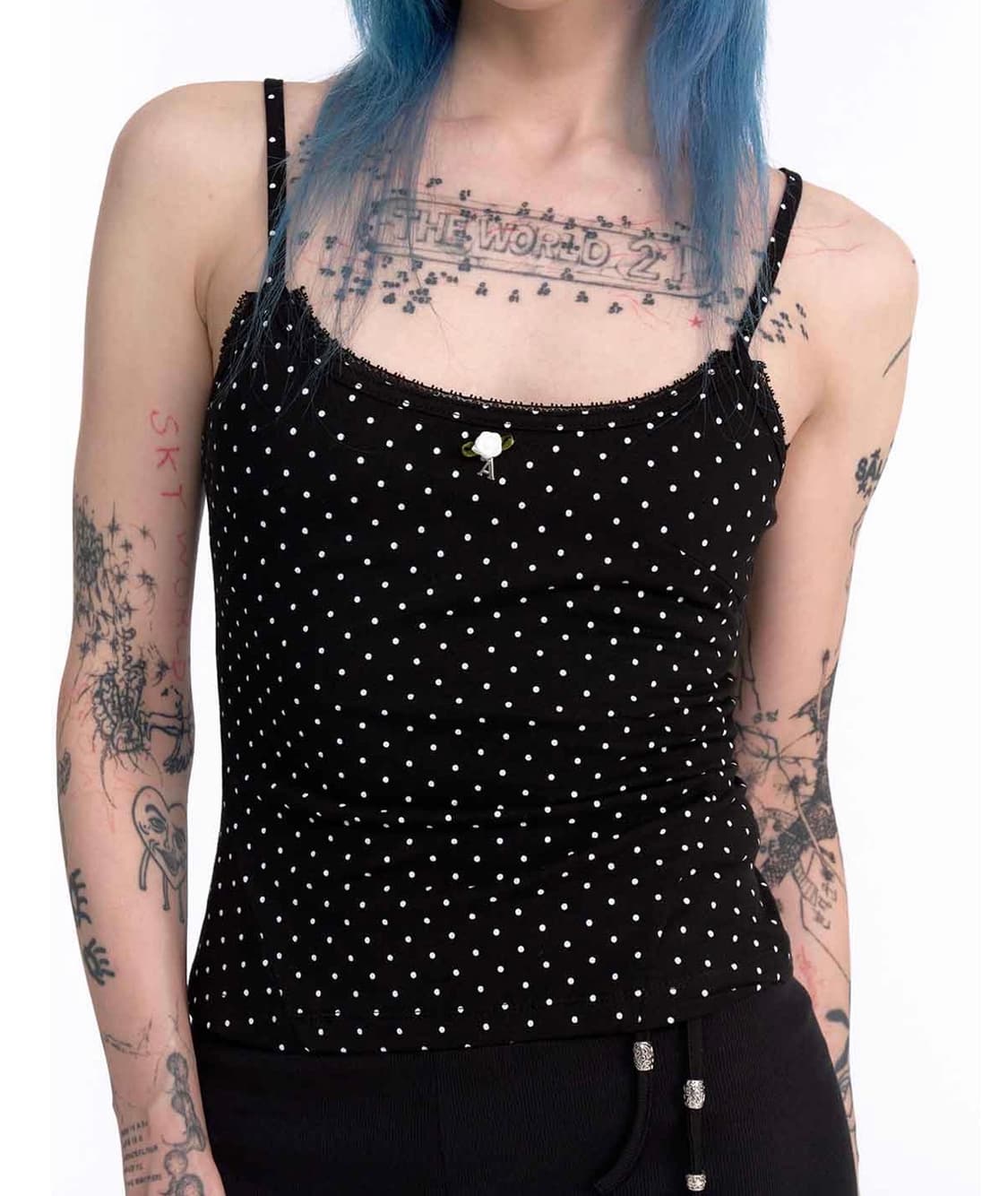 2000아카이브 ROSE POLKA DOT CAMI 상품이미지1