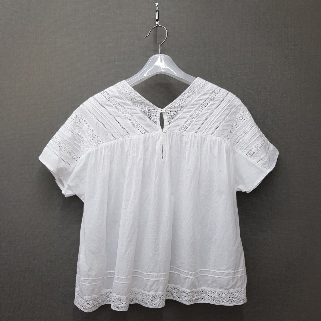 아떼바네사브루노  레이스 면 블라우스 36사이즈 상품이미지4