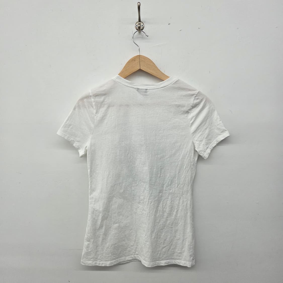 할리 데이비슨 해골 프린팅 흰색 반팔 티셔츠 여s 상품이미지4