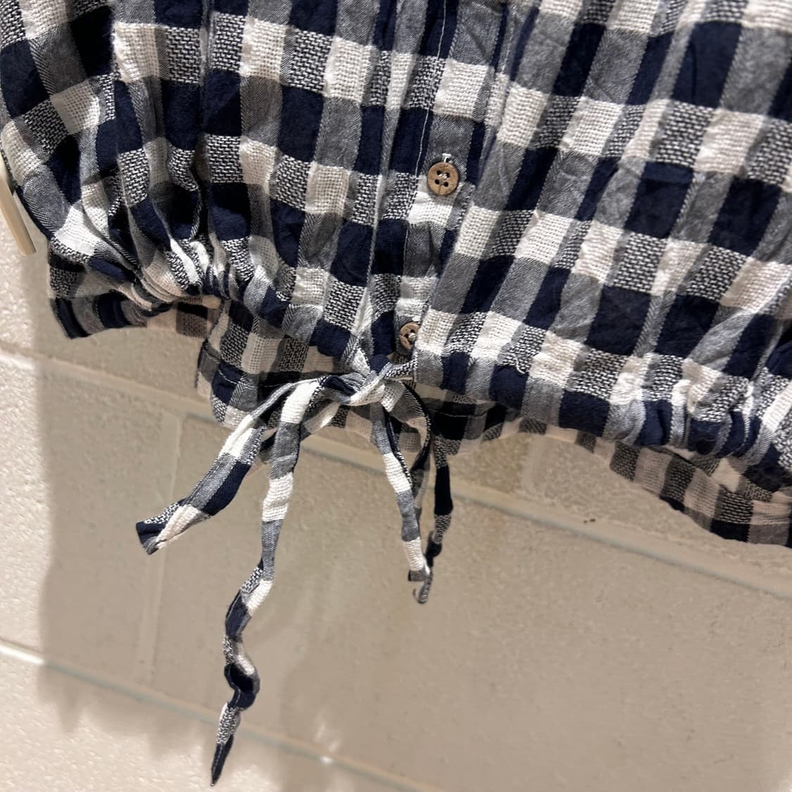 Vintage y2k check Shirts 상품이미지3